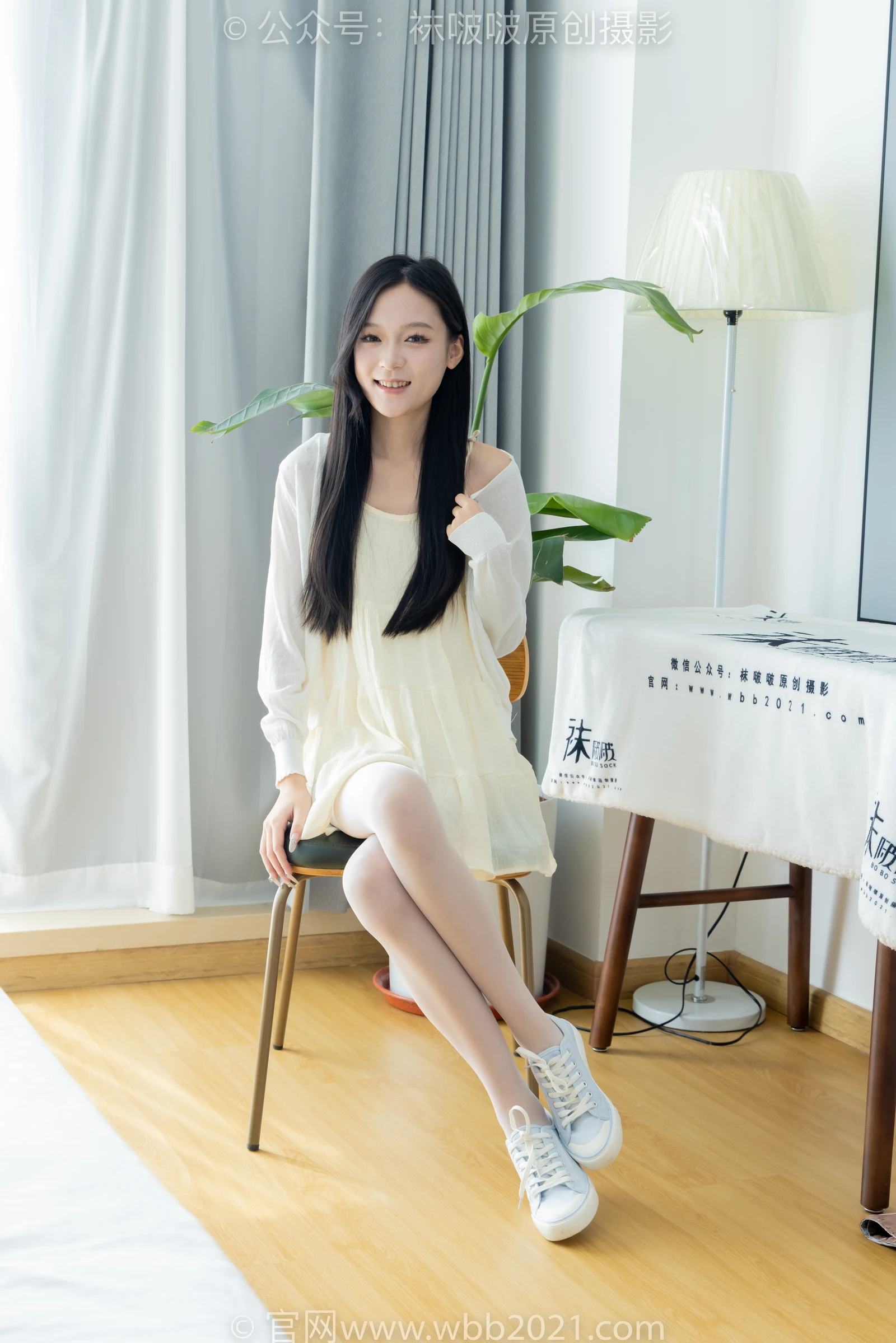BoBoSocks袜啵啵-No.517-焦糖-帆布鞋,薄白丝-[147P1V-5.30GB]-8.webp